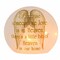 Stony Creek 6.0 Inch Bereavement Sm Pre-Lit Vase Bereavement Lighted Glass Accent , Sympathy Heaven